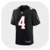Jahan Dotson Falcons Team Black Game Jersey Front Look