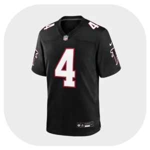 Jahan Dotson Falcons Team Black Game Jersey