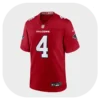 Jahan Dotson Falcons Team Red Game Jersey Front Look