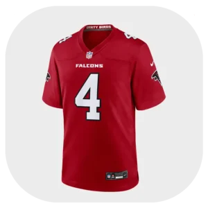 Jahan Dotson Falcons Team Red Game Jersey