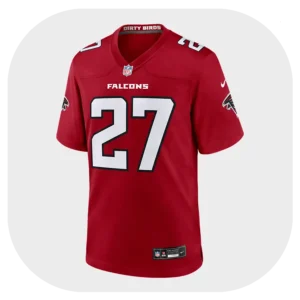 James Pearce Jr Falcons Team Red Game Jersey