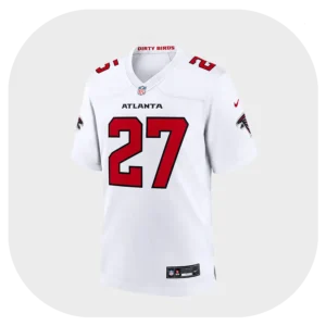 James Pearce Jr Falcons White Game Jersey