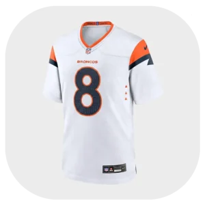 Jarrett Stidham White Broncos Game Jersey