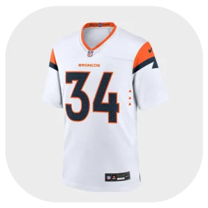 Jl Skinner Broncos White Game Jersey