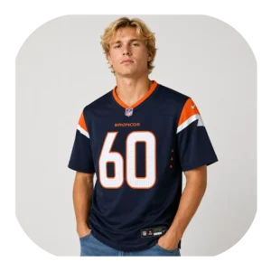 Luke Wattenberg Navy Game Jersey Look