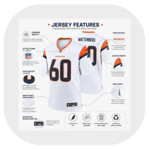 Luke Wattenberg White Game Fan Jersey Details