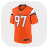 Malcolm Roach Broncos Team Orange Game Jersey Front Look