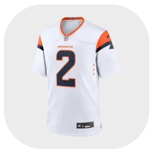 Patrick Surtain II Broncos White Game Jersey