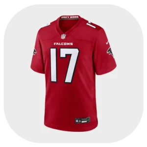 Zachariah Branch Falcons Red Game Jersey