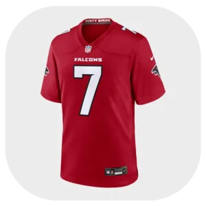 Bijan Robinson Falcons Red Game Jersey
