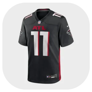 Jalon Walker Falcons Black Game Jersey
