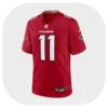 Jalon Walker Falcons Red Game Fan Jersey Front Look