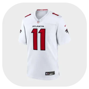 Jalon Walker Falcons White Game Jersey