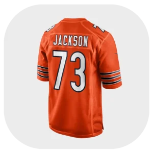 Jonah Jackson Bears Game Team Orange Jersey Back Look