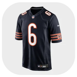 Kyler Gordon Bears Game Team Navy Jersey