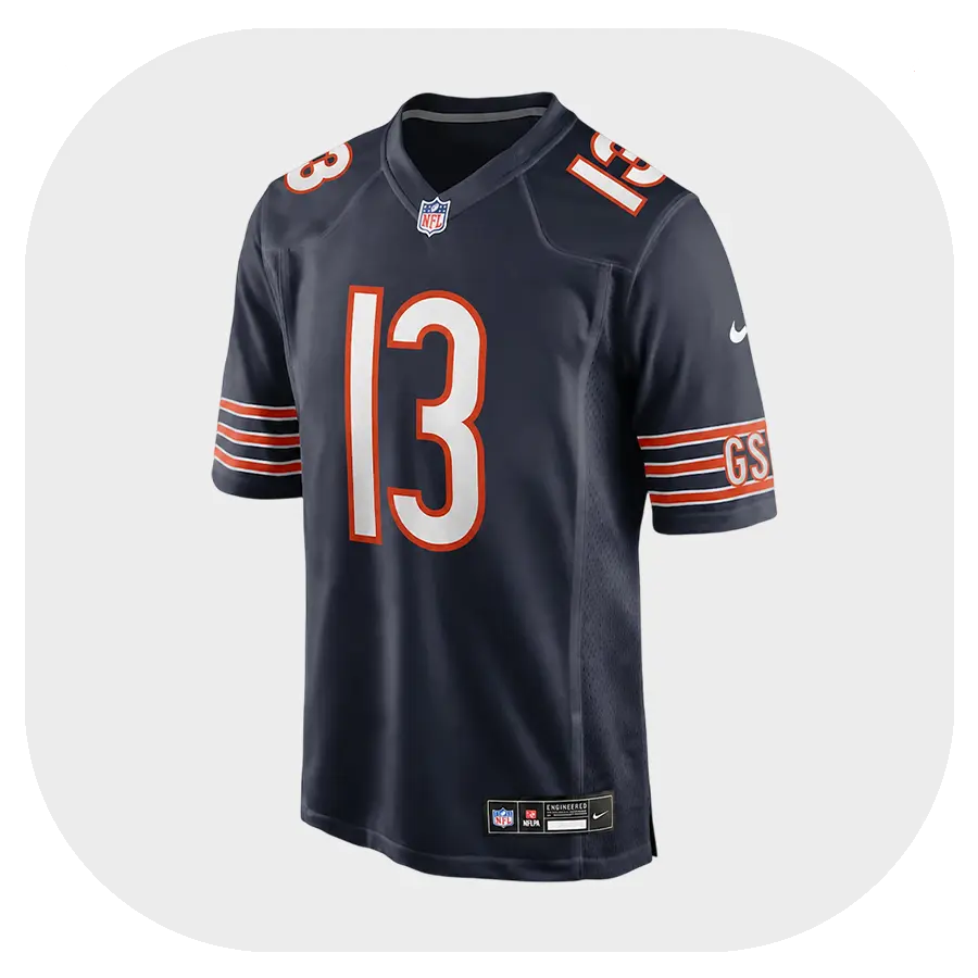Maurice Alexander Bears Nike Team Navy Game Jersey Front Look Maurice Alexander Bears Nike Team Navy Game Jersey Front Look