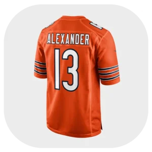 Maurice Alexander Bears Nike Team Orange Game Jersey Back Look