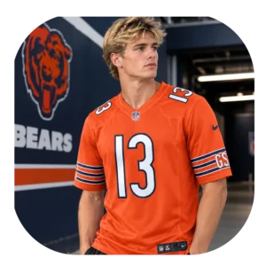 Maurice Alexander Bears Nike Team Orange Game Jersey Look