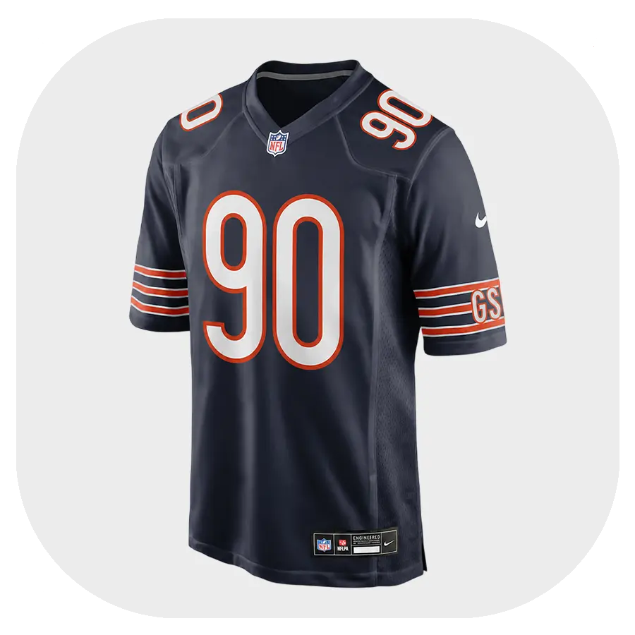 Neville Gallimore Team Navy Game Jersey Front Look Neville Gallimore Team Navy Game Jersey Front Look
