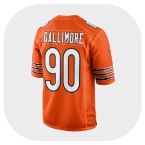 Neville Gallimore Team Orange Game Jersey BAck Look