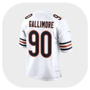 Neville Gallimore Team White Game Jersey Back Look