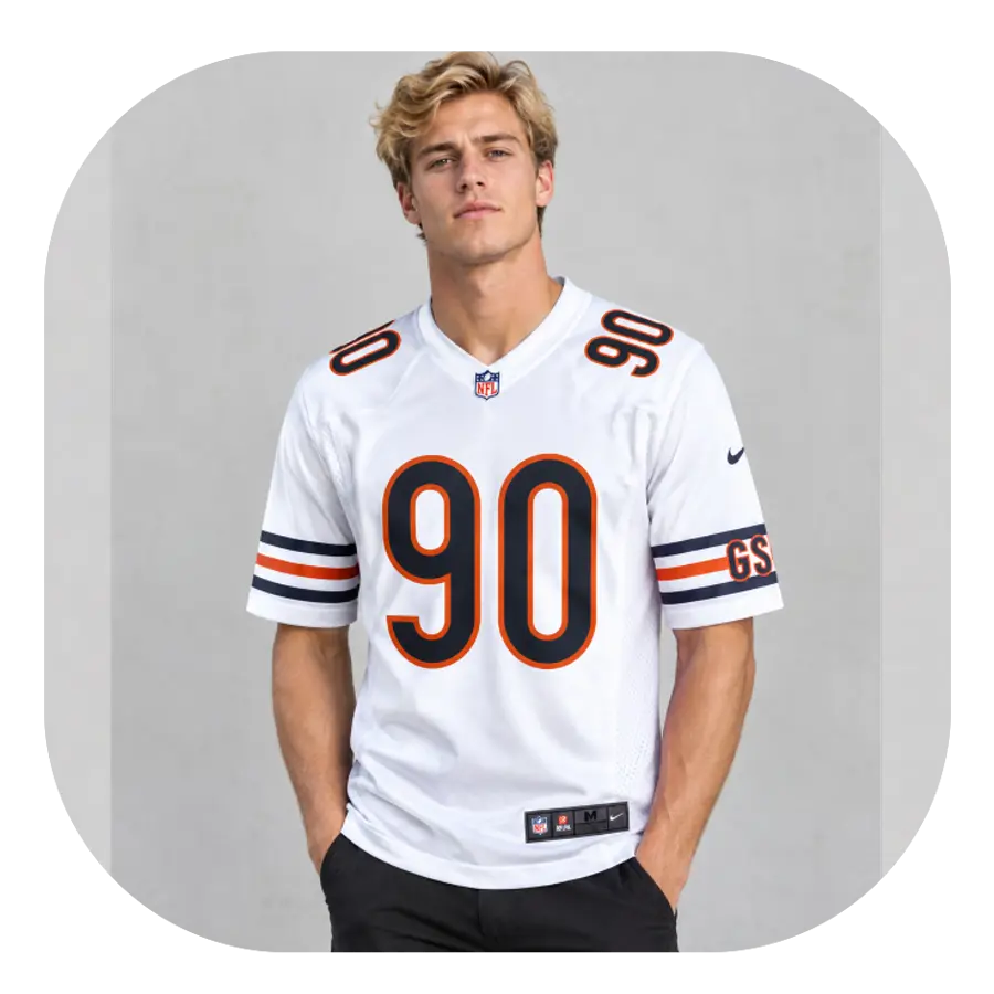 Neville Gallimore Team White Game Jersey Look Neville Gallimore Team White Game Jersey Look