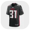 Xavier Watts Falcons Black Game Jersey Front Look