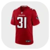 Xavier Watts Falcons Red Game Fan Jersey Front
