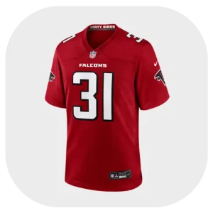 Xavier Watts Falcons Red Game Fan Jersey