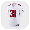 Xavier Watts Falcons White Game Jersey Front Look