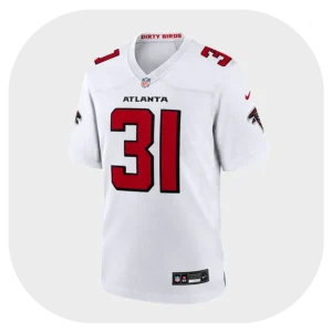 Xavier Watts Falcons White Game Jersey