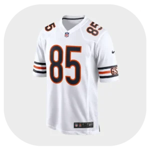 Cole Kmet Bears Game Team White Jersey